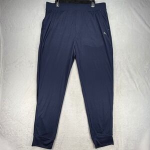 Tommy Bahama‎ Jogger Lounge Pants Knit Drawstring Pockets Blue Large